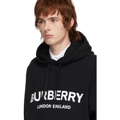 burberry black lexstone logo hoodi|Burberry Logo Lexstone Hoodie Black Men's .